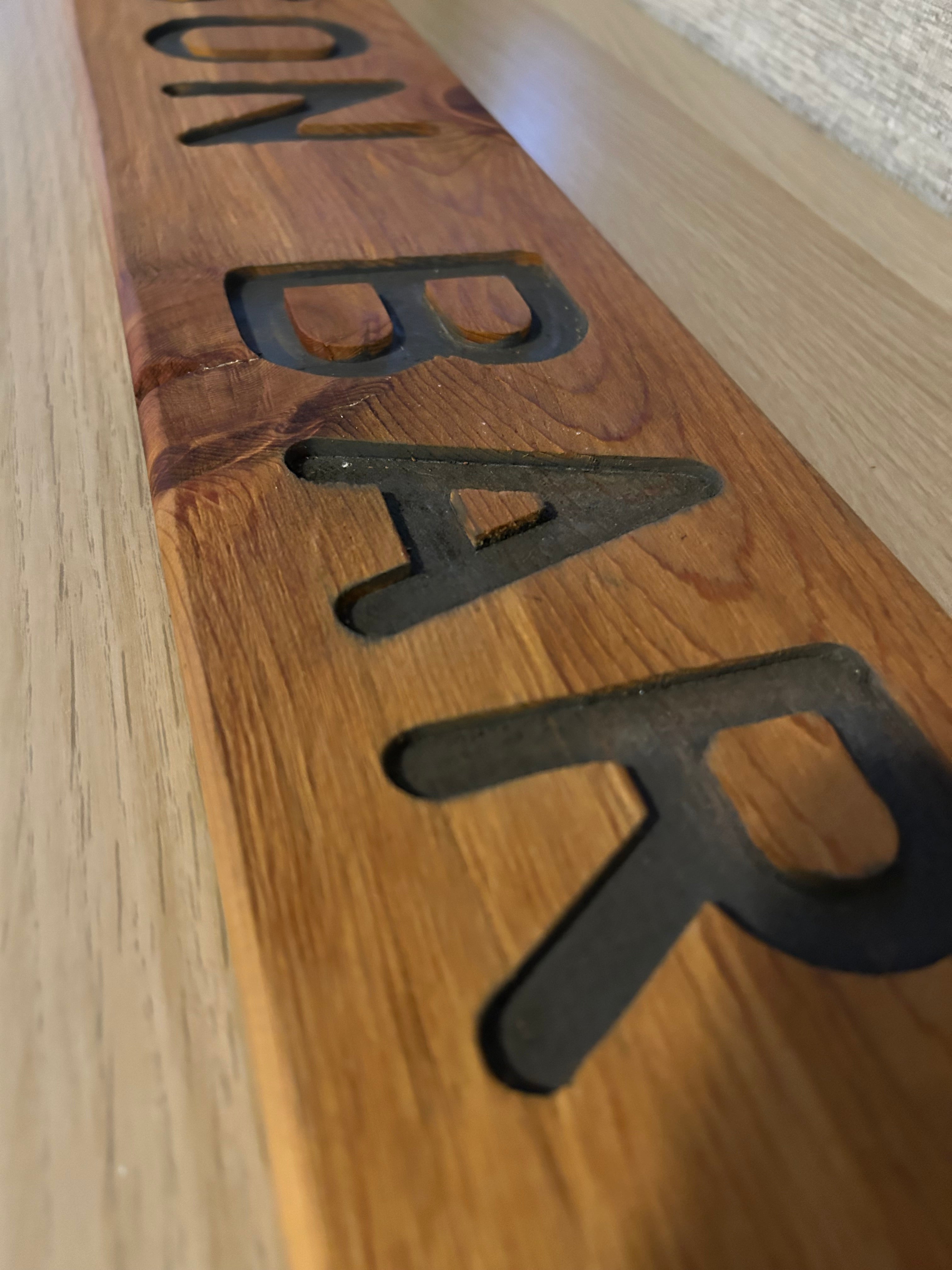 Custom Name Wood Sign